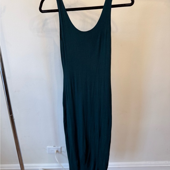 AKIRA Teal Scoop Neck Maxi Dress - Picture 4 of 4